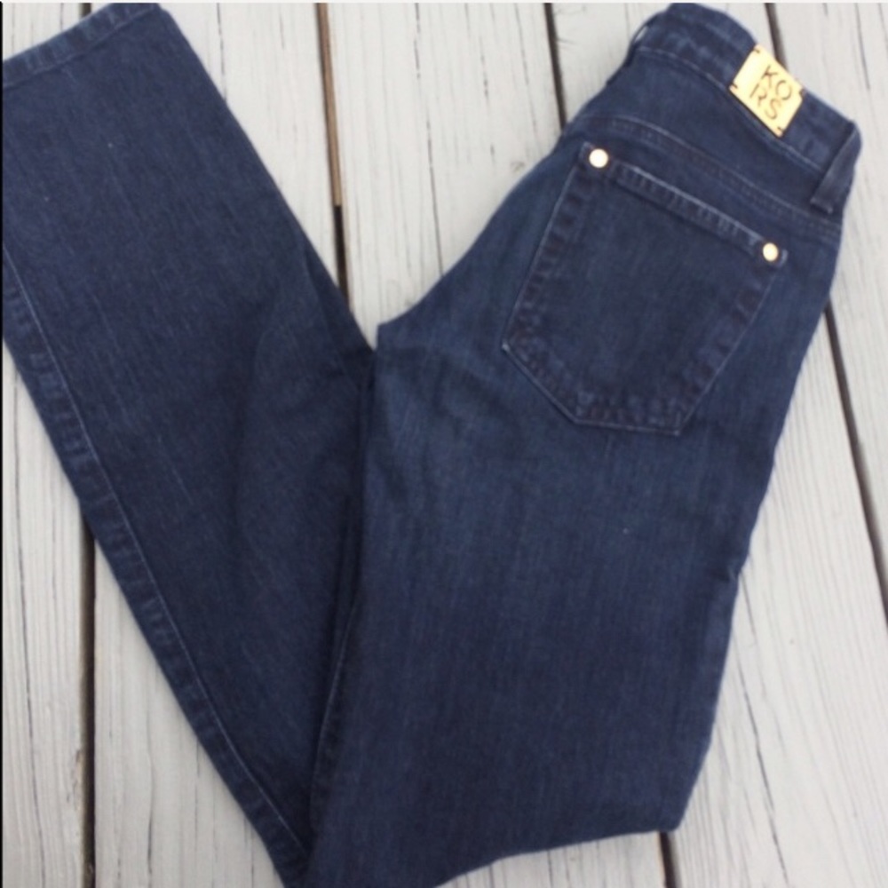Michael Kors jeans straight leg size 2 classic preppy back to school